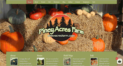Desktop Screenshot of pineyacresfarm.com